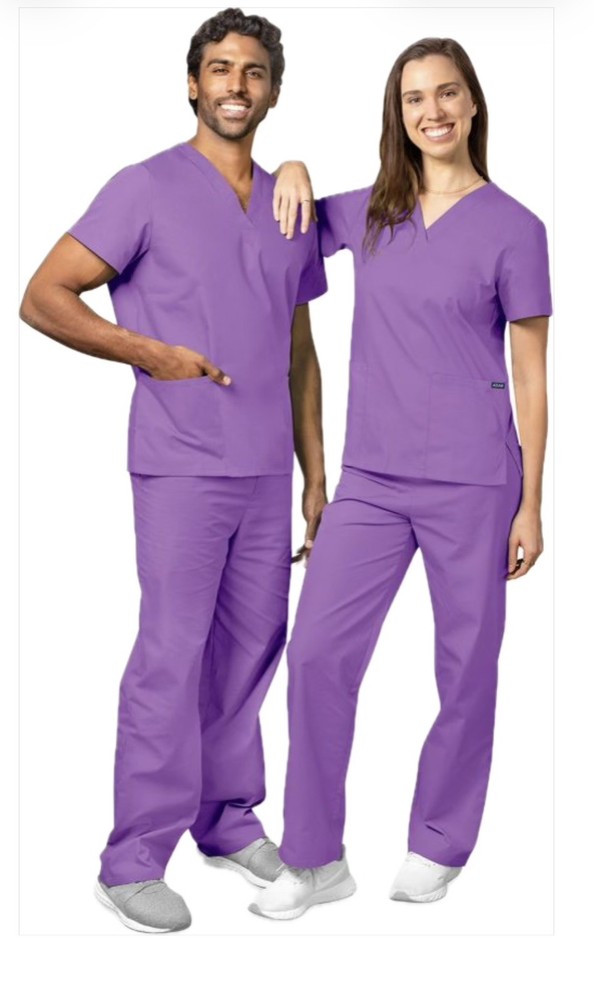 Adar Universal Unisex Drawstring Scrub Set ~ Large ~ NWT