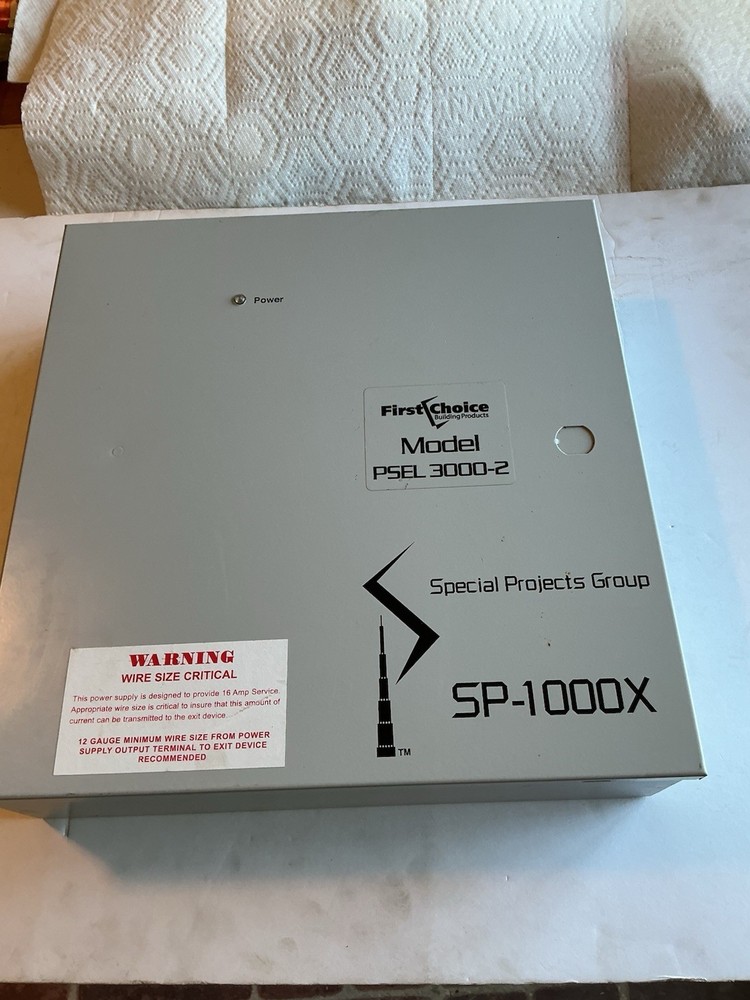 FIRST CHOICE # PSEL 3000-2 / PANIC DEVICE POWER CONTROLLER. (SP-1000X ).