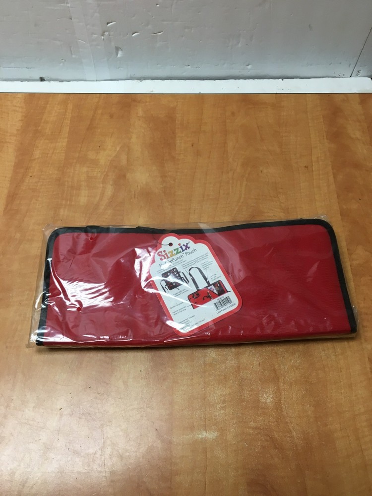 Sizzix Paddle Punch Red Organizer Case EMPTY Scrapbooking