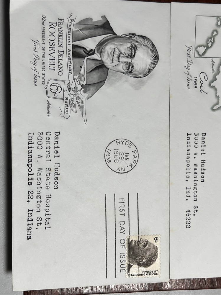 Franklin D Roosevelt 1966 6c 1ST Day Issue 3 Different Covers FD1010