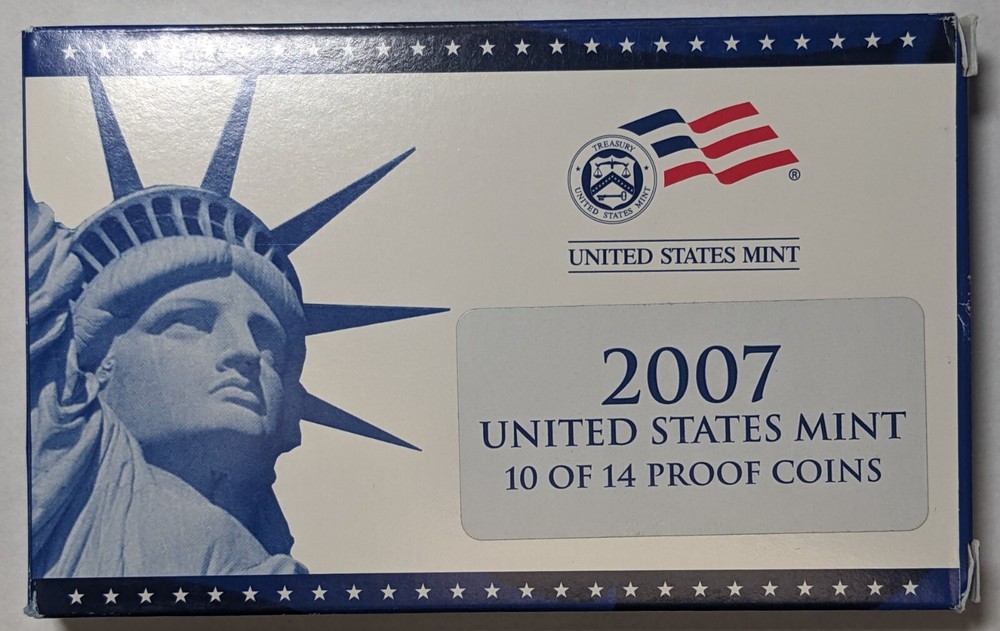 2007 S Proof Set With Original Box and COA
