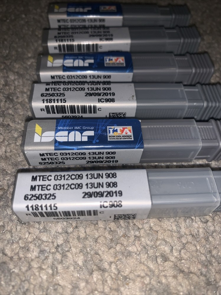 Iscar Thread Mill Solid Carbide MTEC 0312C09 13UN IC908