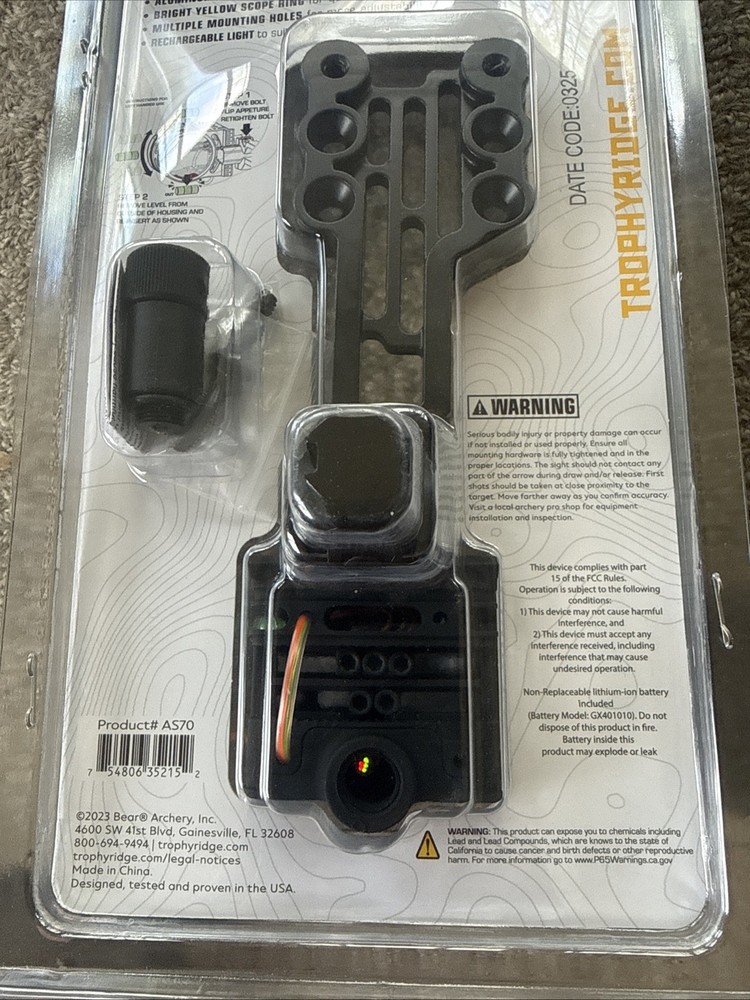 Trophy Ridge Ridgeline 5-Pin Compound Sight