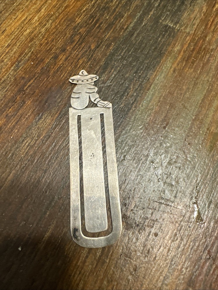 Vintage Mexican Sterling Silver Book Mark