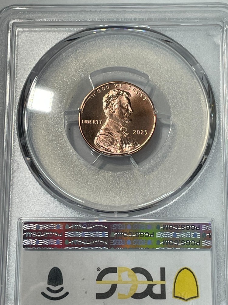 2025 P Lincoln SHIELD 1c Cent PCGS MS68RD