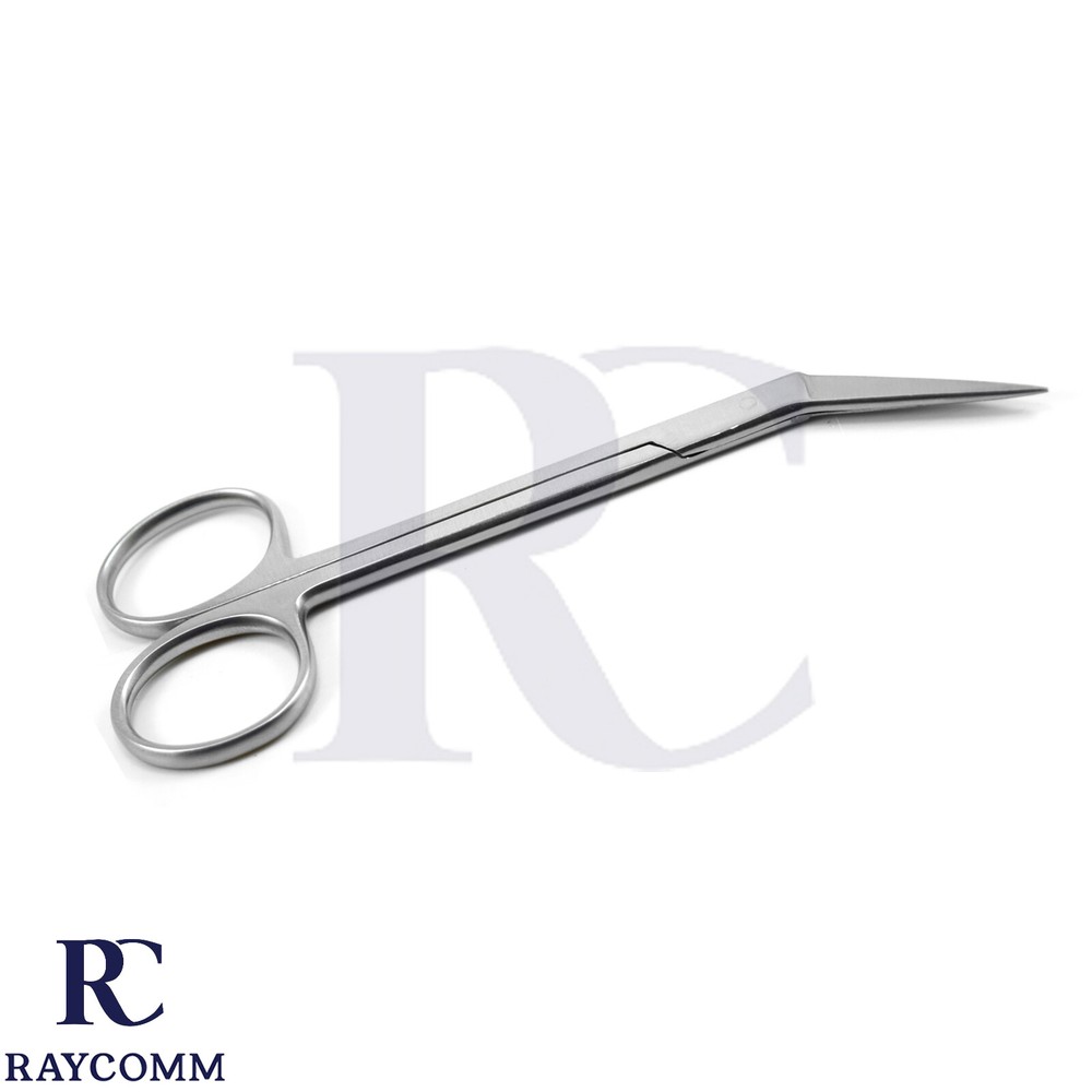 Surgical Iris Angular Scissors Suture Cutting Tissue Micro Oral Surgery Tools CE