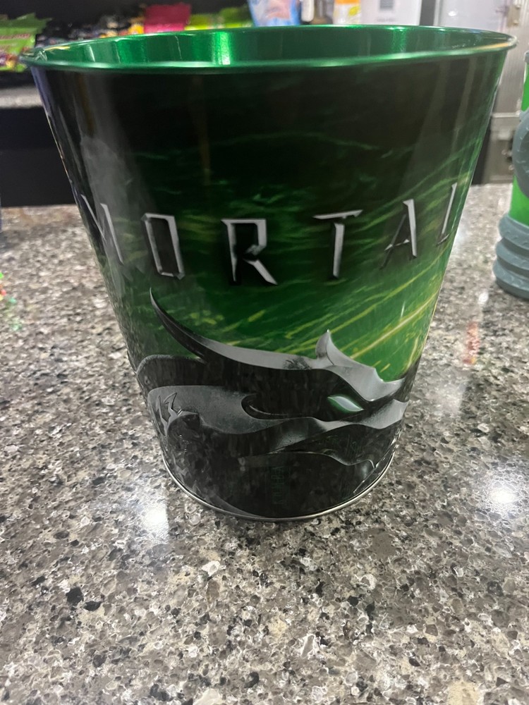mortal kombat 2 popcorn tin