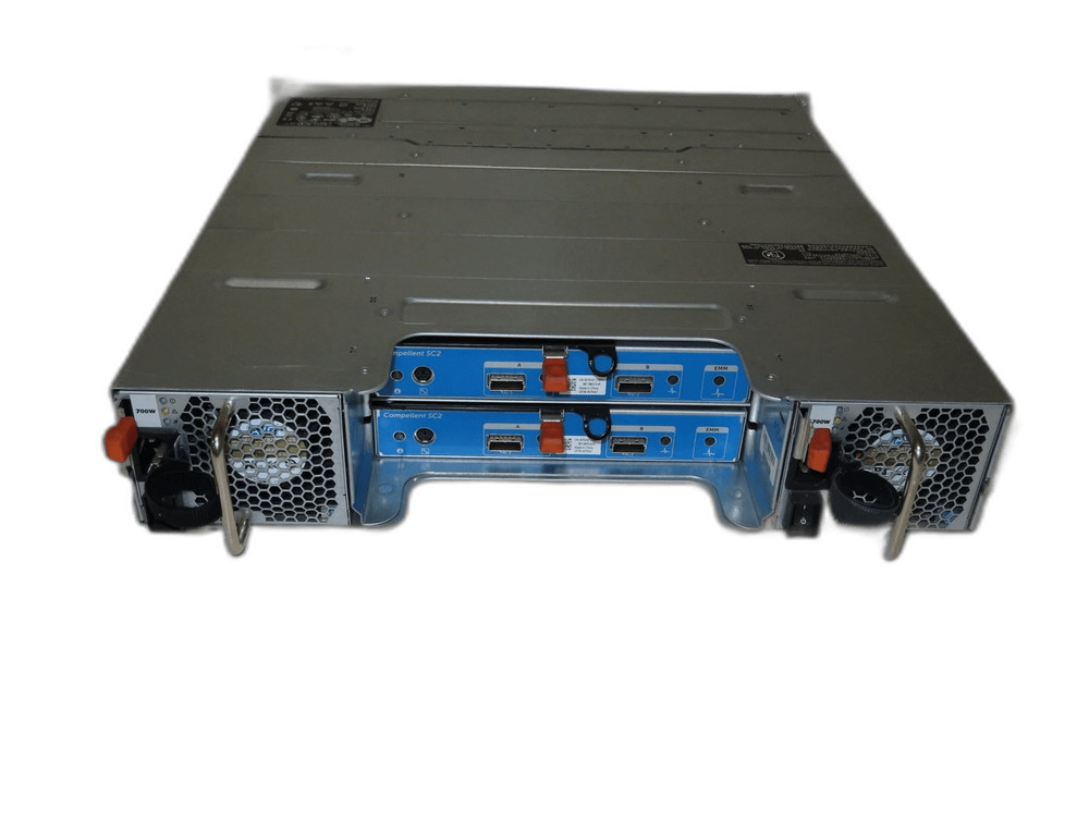Dell Compellent SC220 Direct Attached Storage Array - 2x 0TW47 Controllers - ...