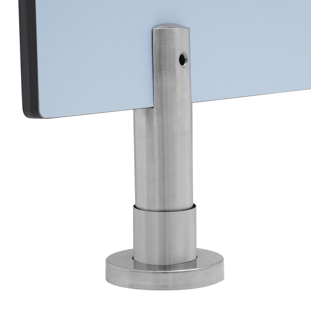 Wall-Mounted Men Urinal Partition Screen, Urinal Partition Divider Screen Blue