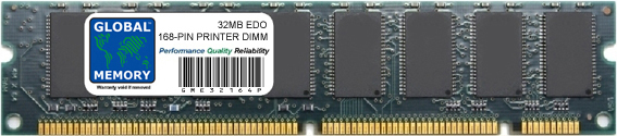 32MB EDO 168-PIN DIMM PRINTER MEMORY RAM ( SHARP , C6252A )