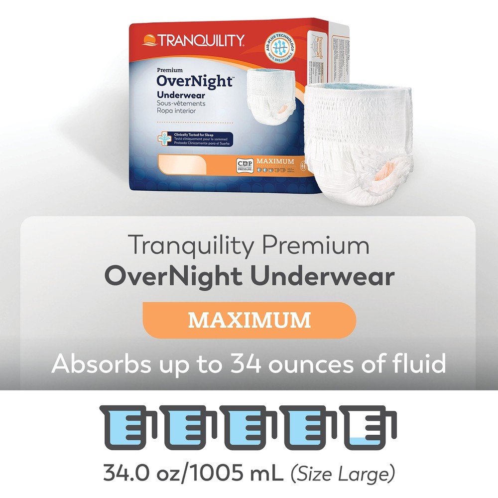 Tranquility Disposable Underwear 2X-Large 12 Ct