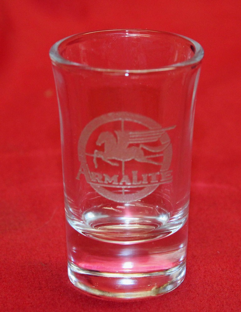 Armalite shot glass