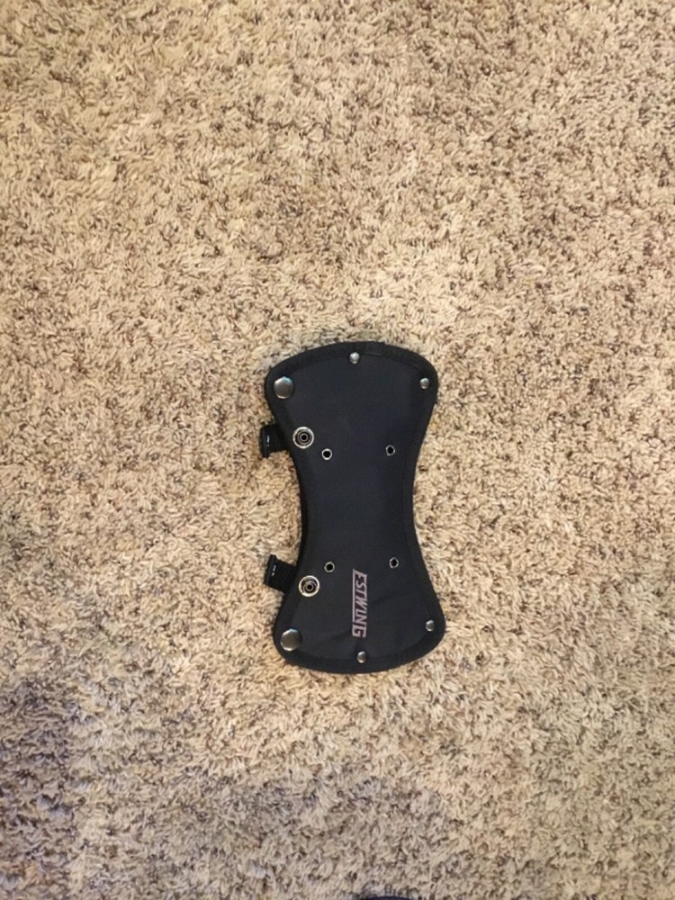 EstWing EBDBA 38 oz Black Eagle Double Bit Axe with Nylon Grip and Sheath