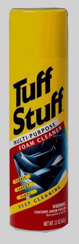 Tuff Stuff Carpet Fabric Vinyl Multi-Purpose Cleaner Foam 22 oz Deep Clean Car