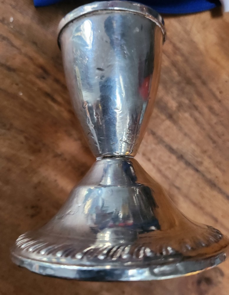 Solid Silver Small Candlestick