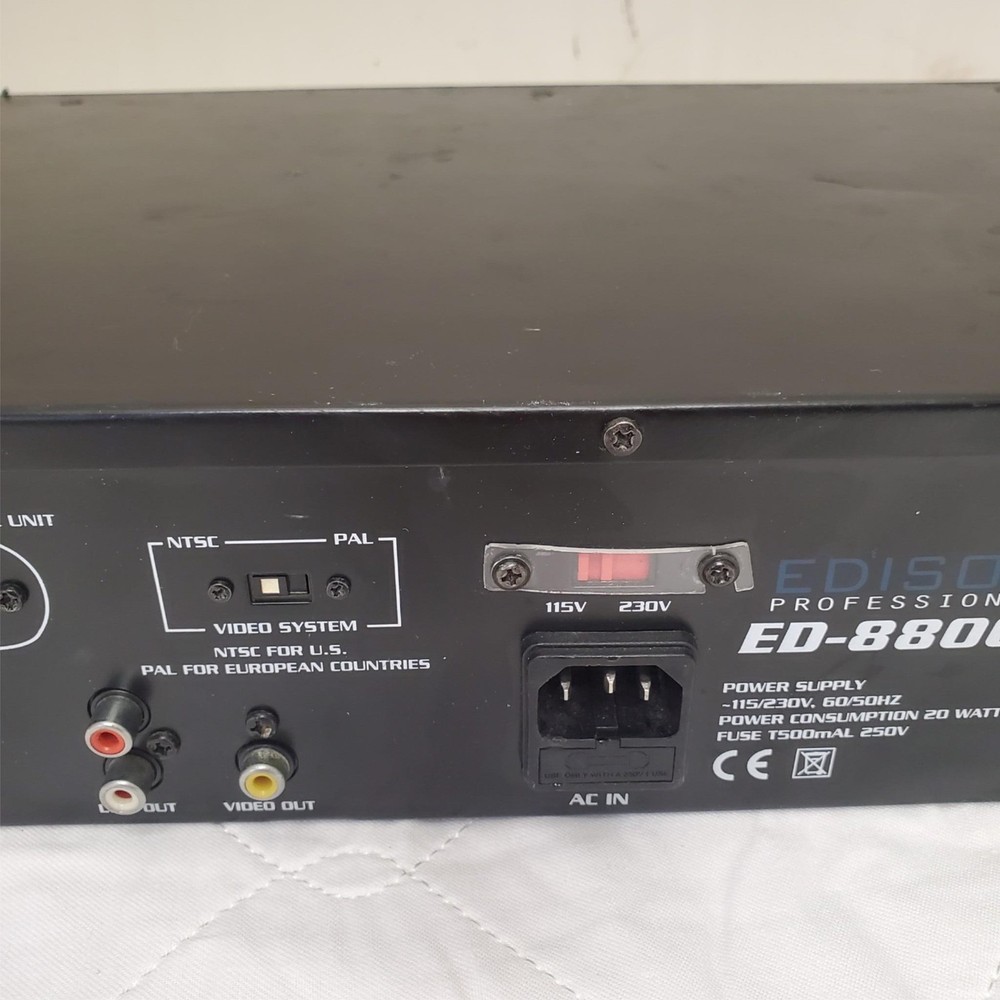 Edison Professional ED 8800K Dual CD Player