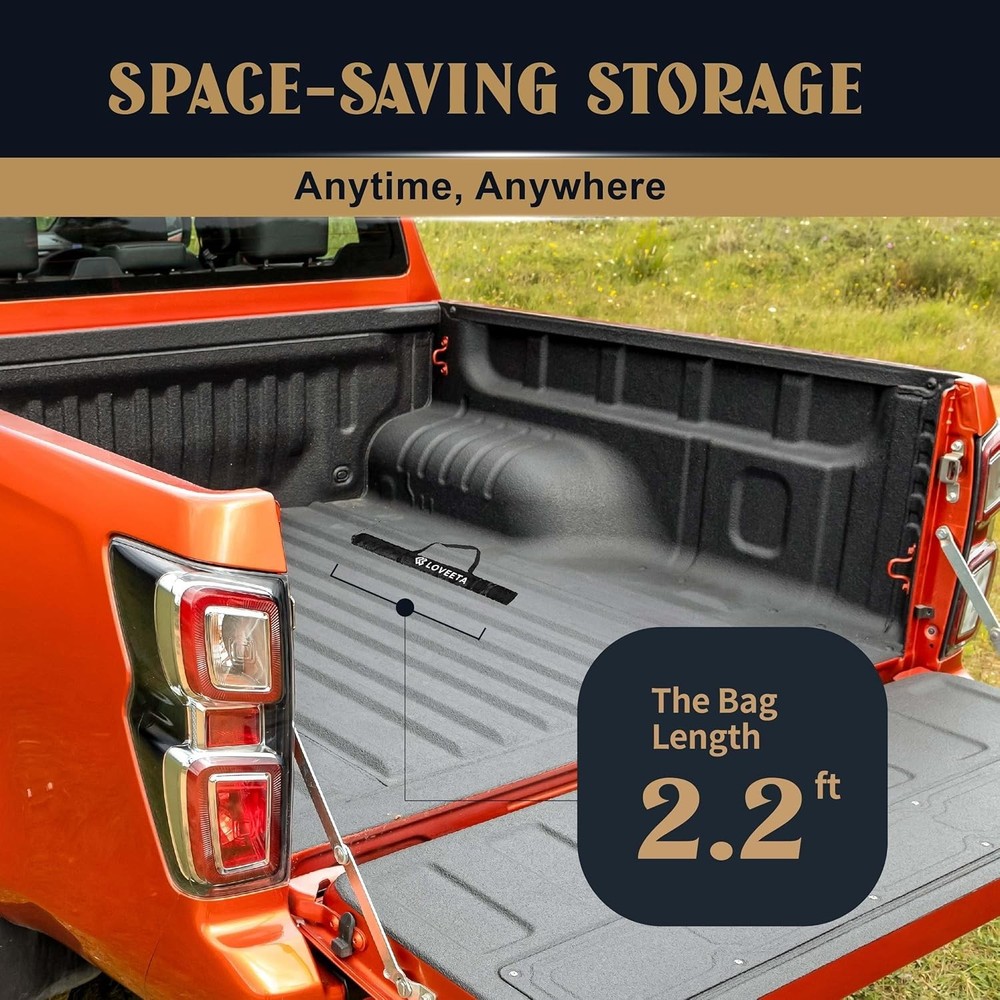 6.3 Ft Multi-Use Cargo Grabber - Portable Tool with Protective Covers for Trucks