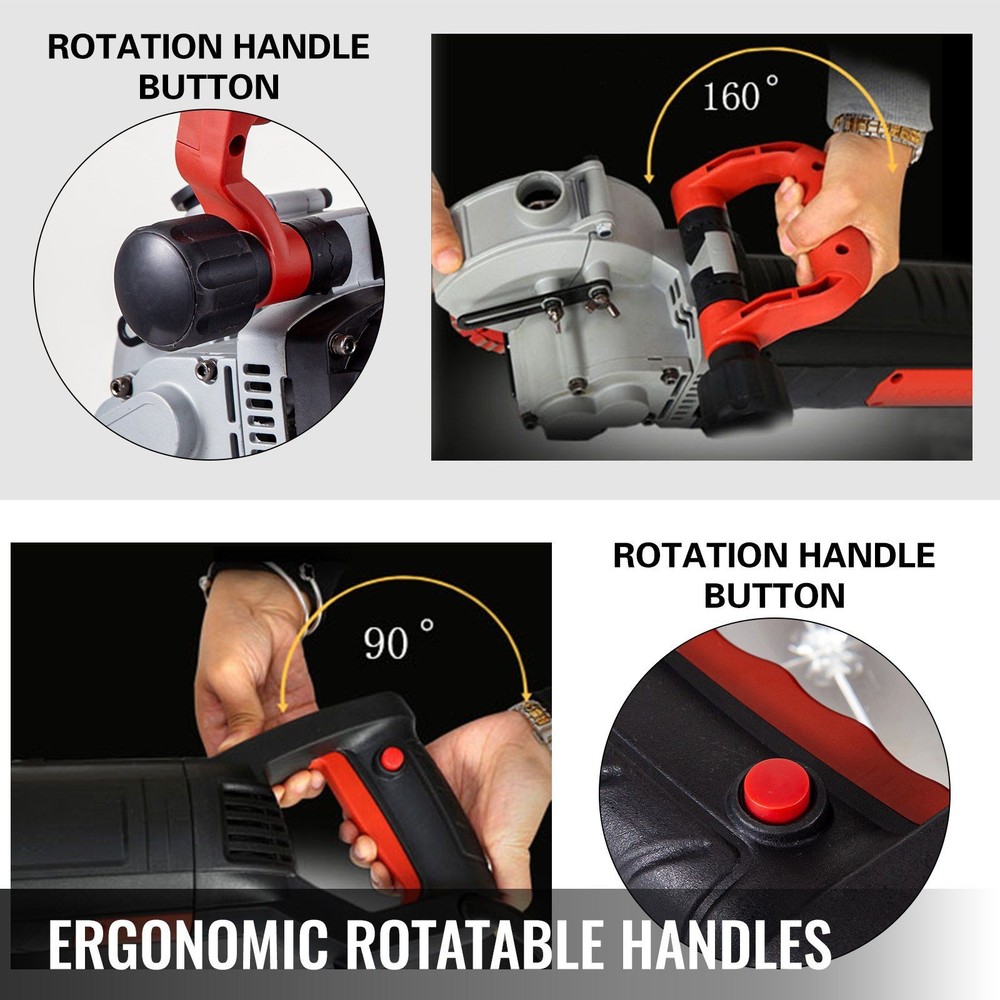 Fast-Action Wall Groove Machine 4800W 38/52mm Precision