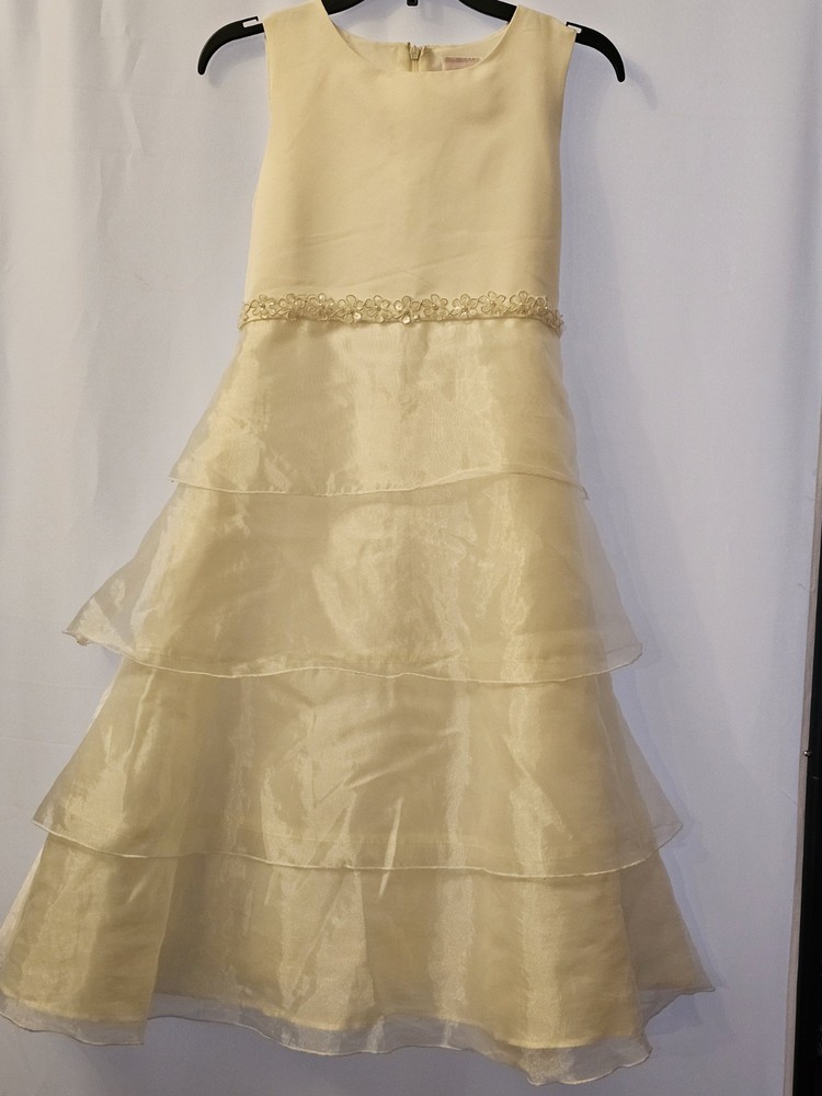 Girl's Size 10 Formal White
