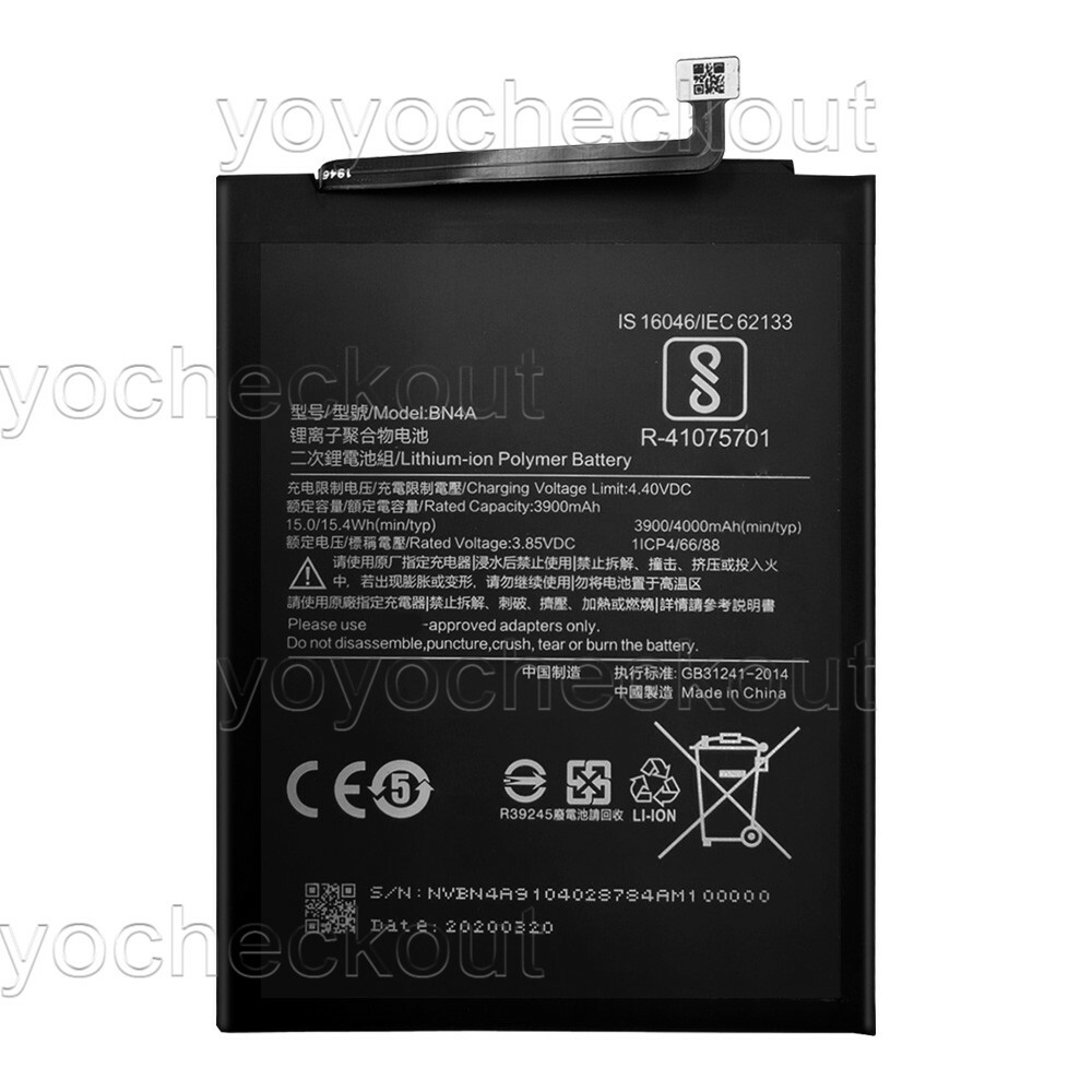 For Xiaomi Redmi Note 7 Replacement BN4A Battery Tool USA