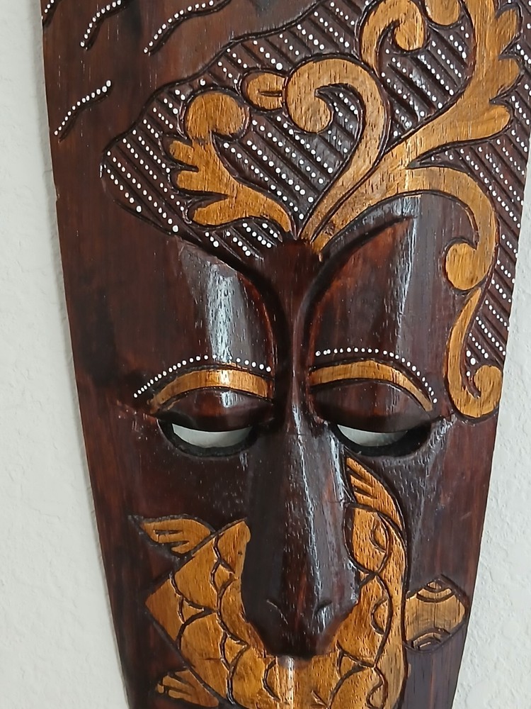 Handcrafted African Wall Art 19.75" Long