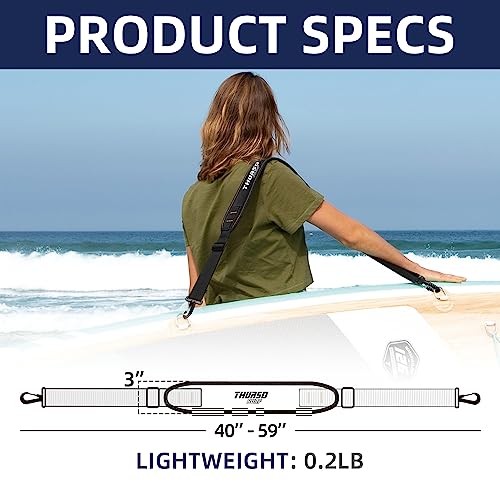 SUP Shoulder Strap Adjustable Paddle Board Carry Strap Carrier with Padded