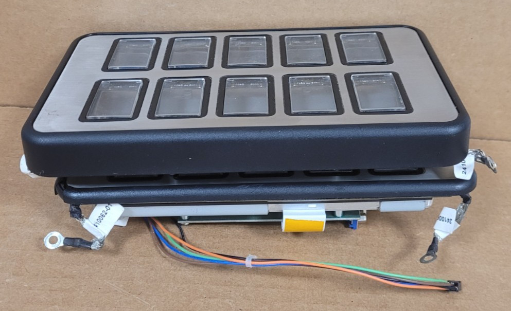 Button Panel for Spielo Prodigi Vu Slot Machine Lcd W/EXTRA CASE (TURNS ON)