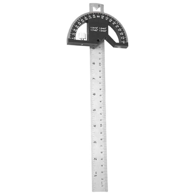 Multifunctional Angles Ruler 45/90 Degree Measuring Scriber Movable Angles Ruler