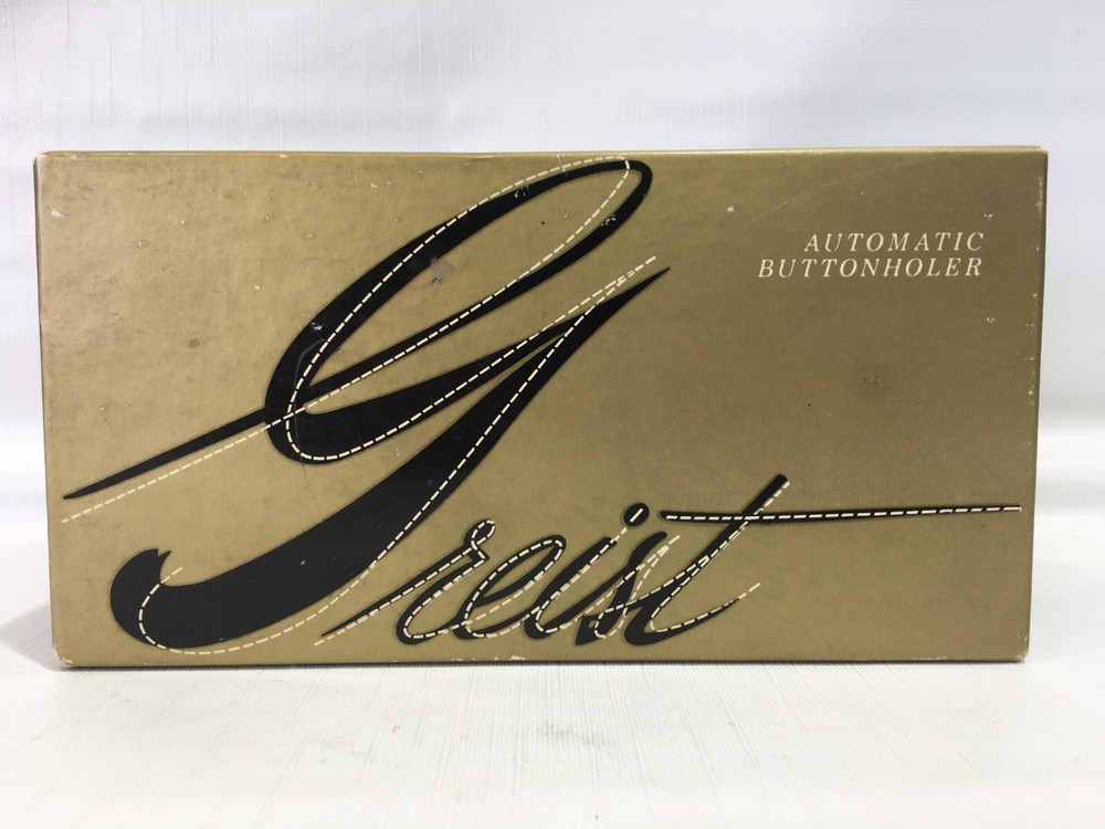 Vintage Greist Automatic Buttonholder #1 Decorator - Excellent