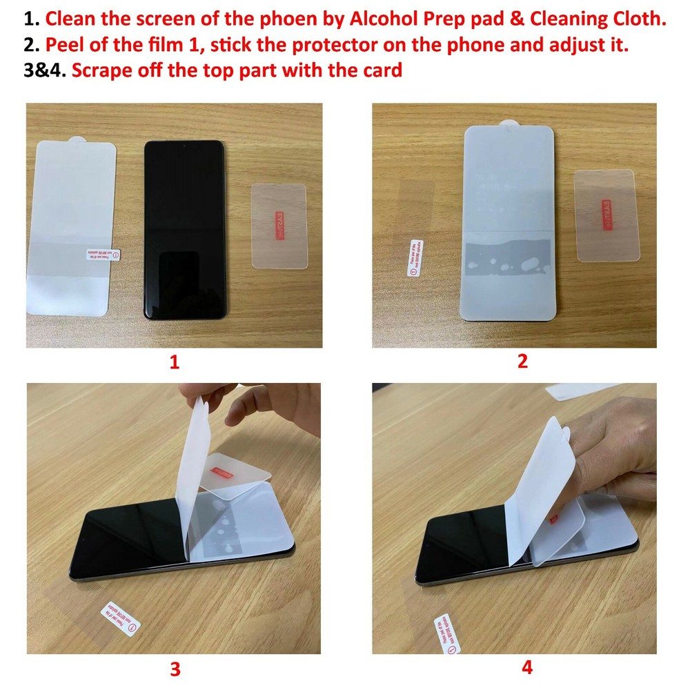 3 PCS HYDROGEL Screen Protector For Samsung Galaxy Note 20 Ultra 10+ Plus 9 8