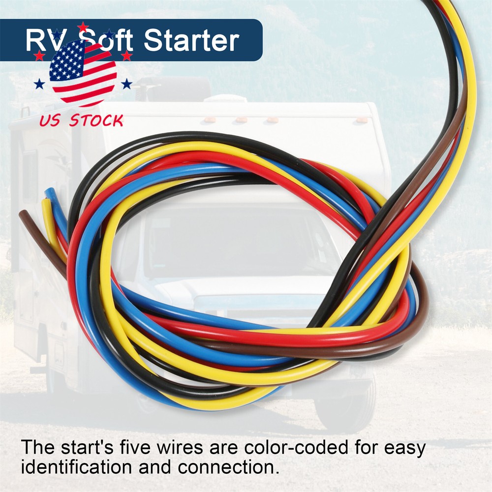 A/C Soft Starter Smart Control Kit Enables Easy Start an A/C & Appliances on RV