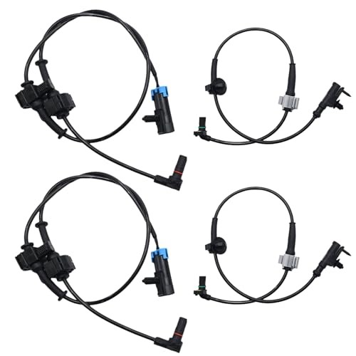 4Pcs 15229012 Front Rear Left & Right ABS Wheel Speed Sensor Replacement for