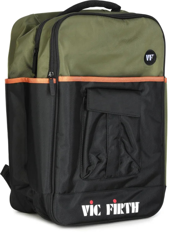 Vic Firth Professional Tech Backpack - Green/Black