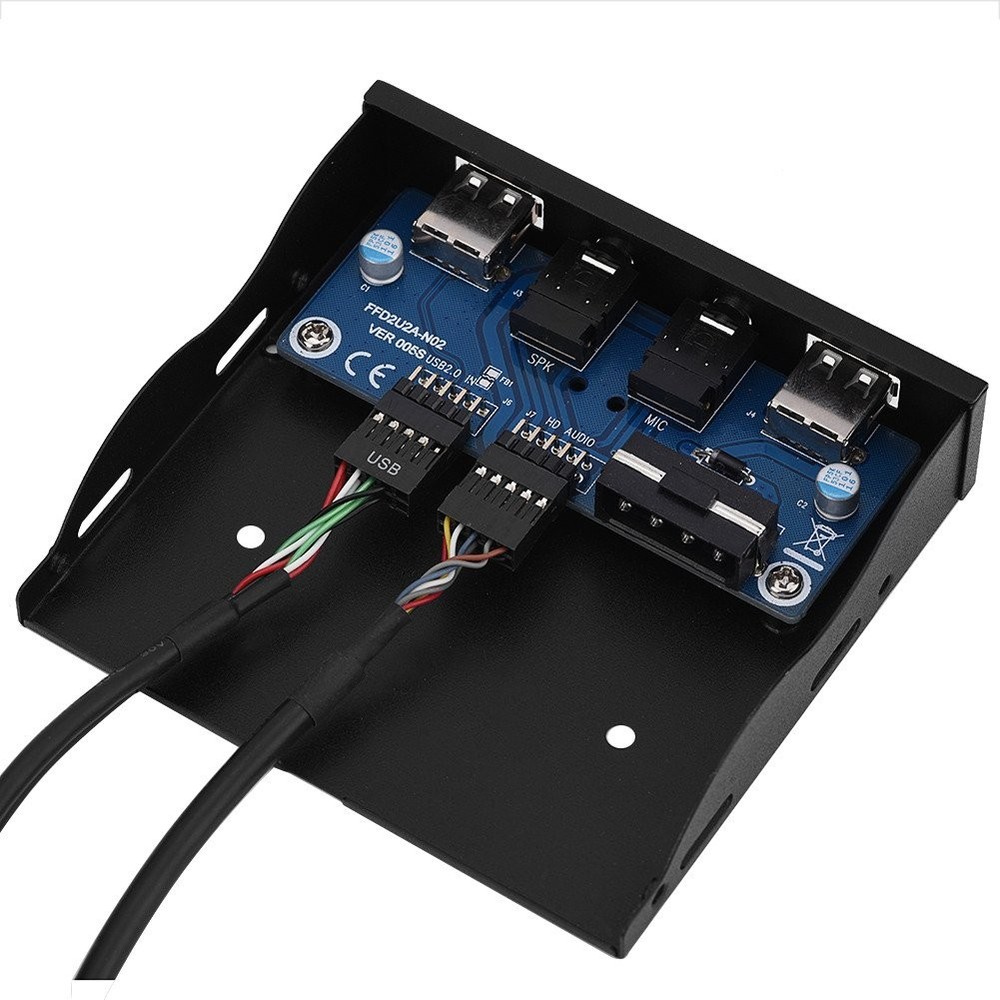 USB2.0 Optical Drive Front Panel with 2 USB 2.0/1 HD Audio/1 default