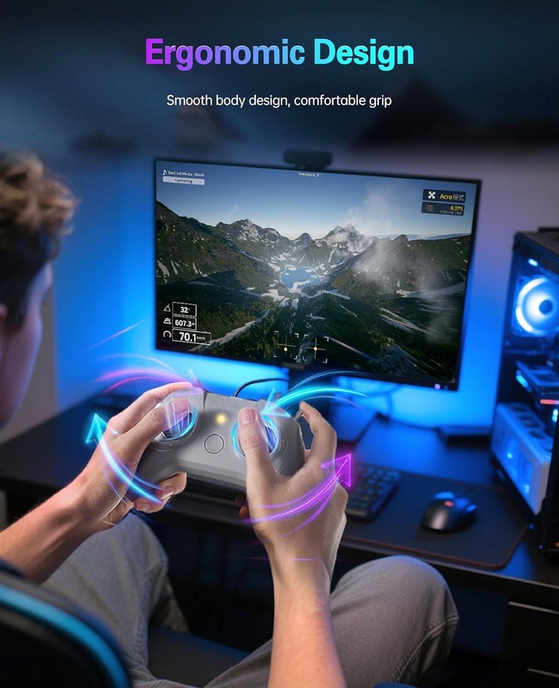 S8 Pro Drone Simulator Controller for FPV Beginner Pilots Training, 8 Channel...