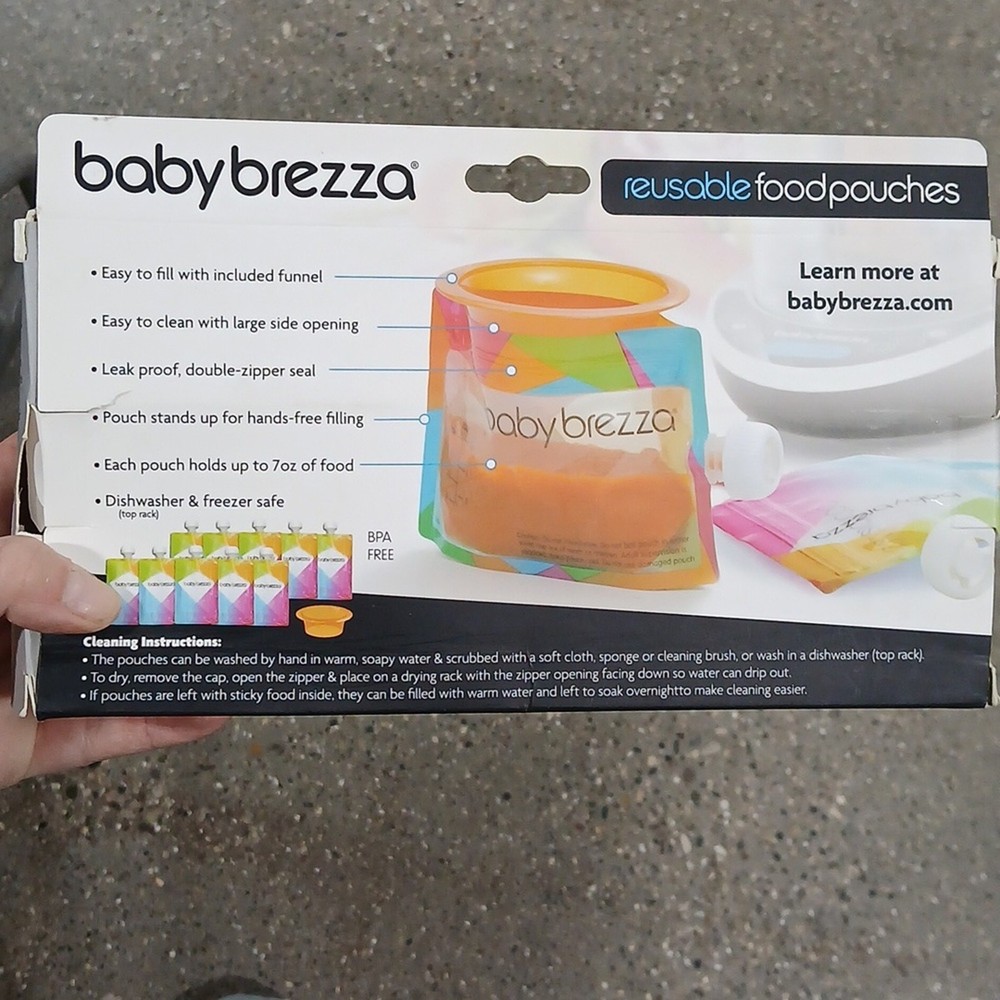 Baby Brezza Reusable Pouches Set