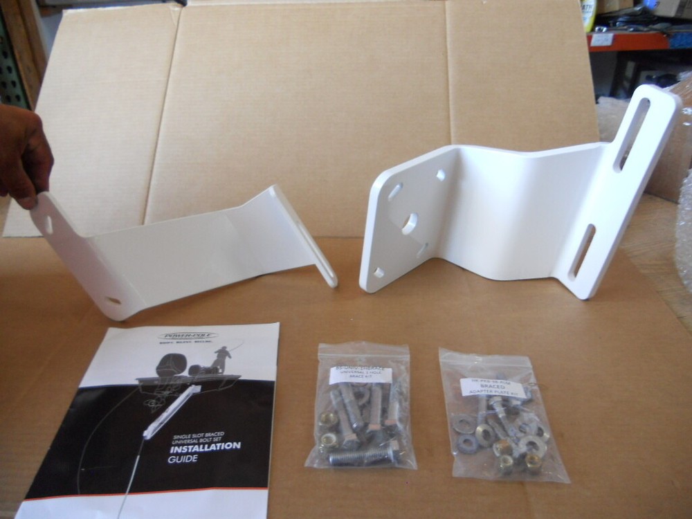 Power-Pole Adapter Braced Kit S-2-3 PORT White