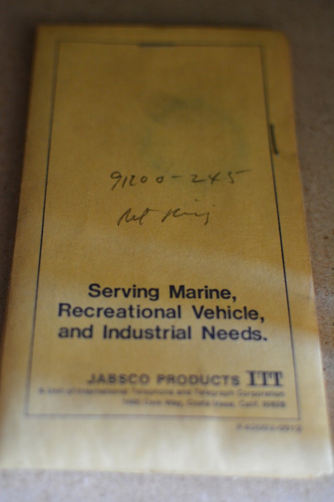 Jabsco 91200-245 Pump Retaining Ring