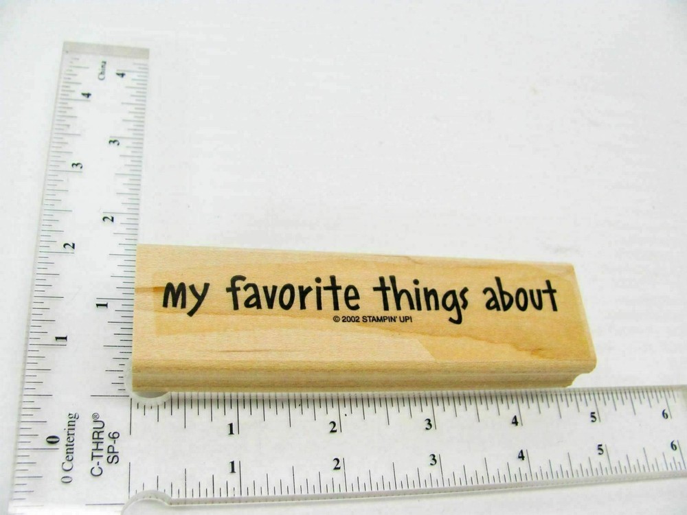 Favorite Things Rubber Stamp - Stamp Set A491