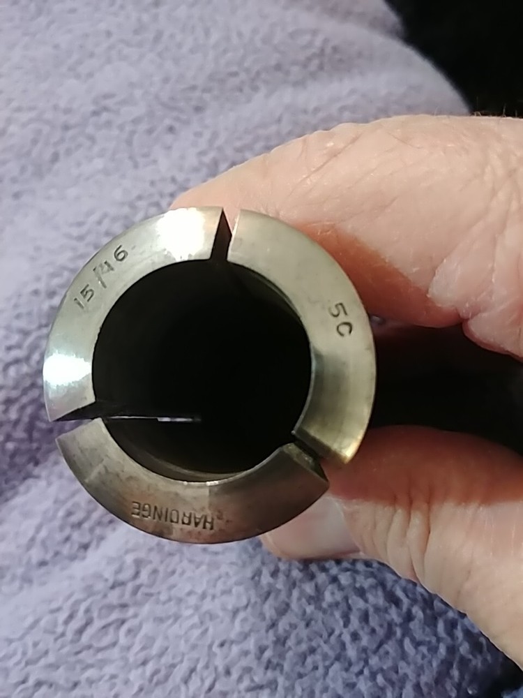 15/16" Hardinge 5C Round Collet External Threads Only