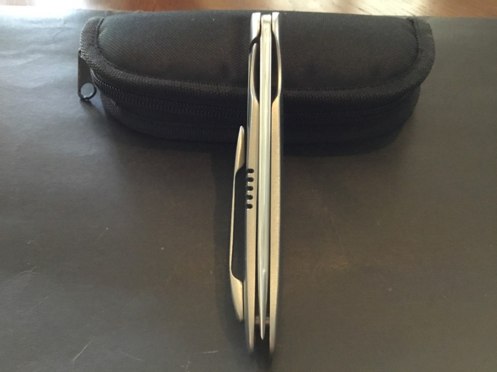 Custom Pat Hammond Ano Ti Flipper Folder Folding Knife