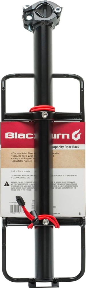 20 Lbs. Capacity Quick Release Rear Bicycle Rack