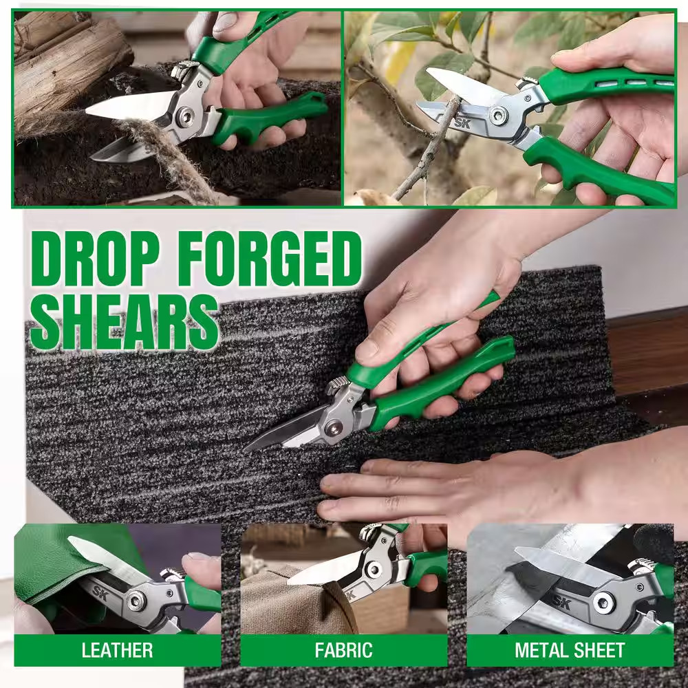 8In Drop Forged Shears Aviation Snips Free Ship NEW