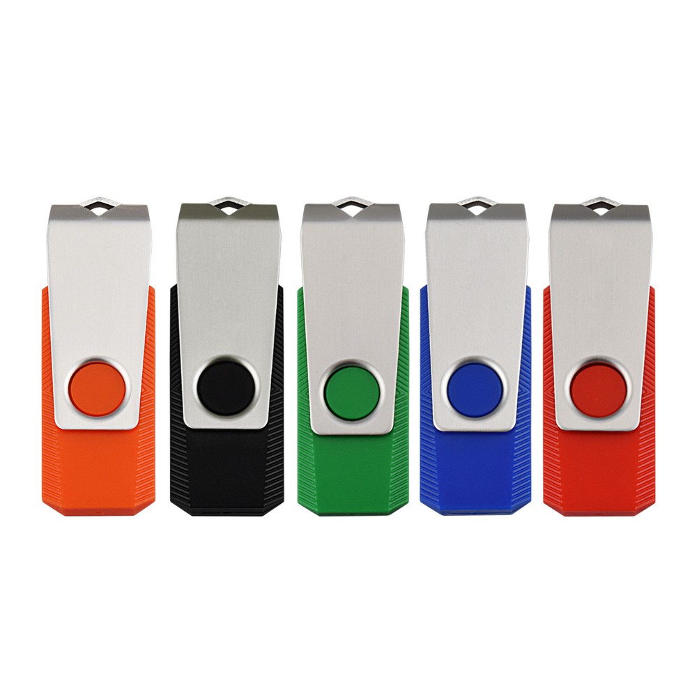 10PCS USB 2.0 Flash Drive Thumb Pen Drives Rotating Memory Sticks U Disk Storage