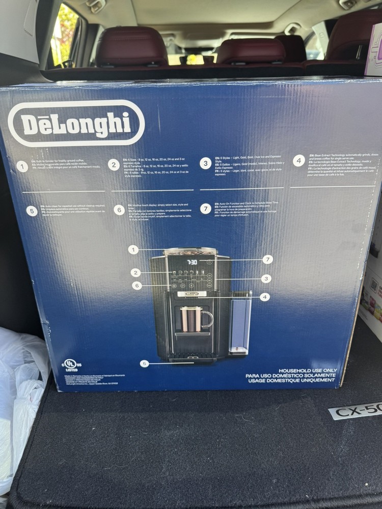 NEW De'Longhi TrueBrew Automatic Coffee Maker with Bean Extract Technology
