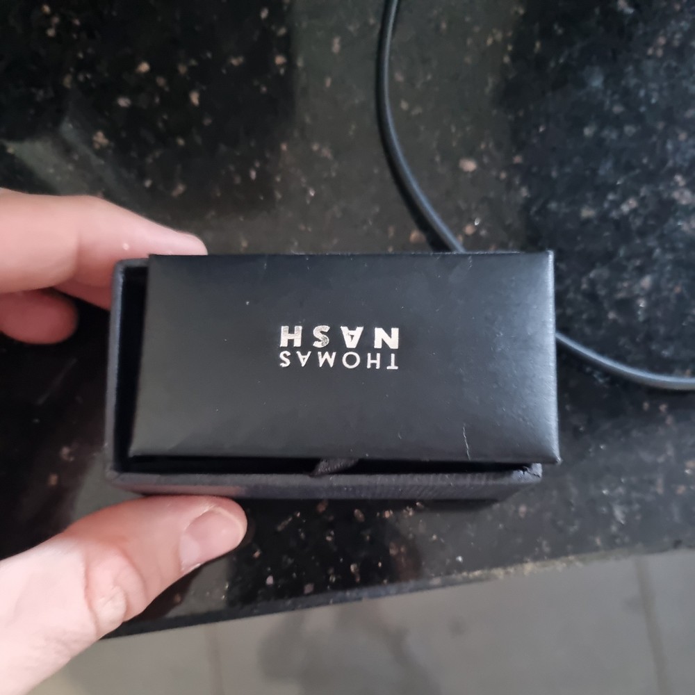 Thomas Nash silver cufflinks Brand New