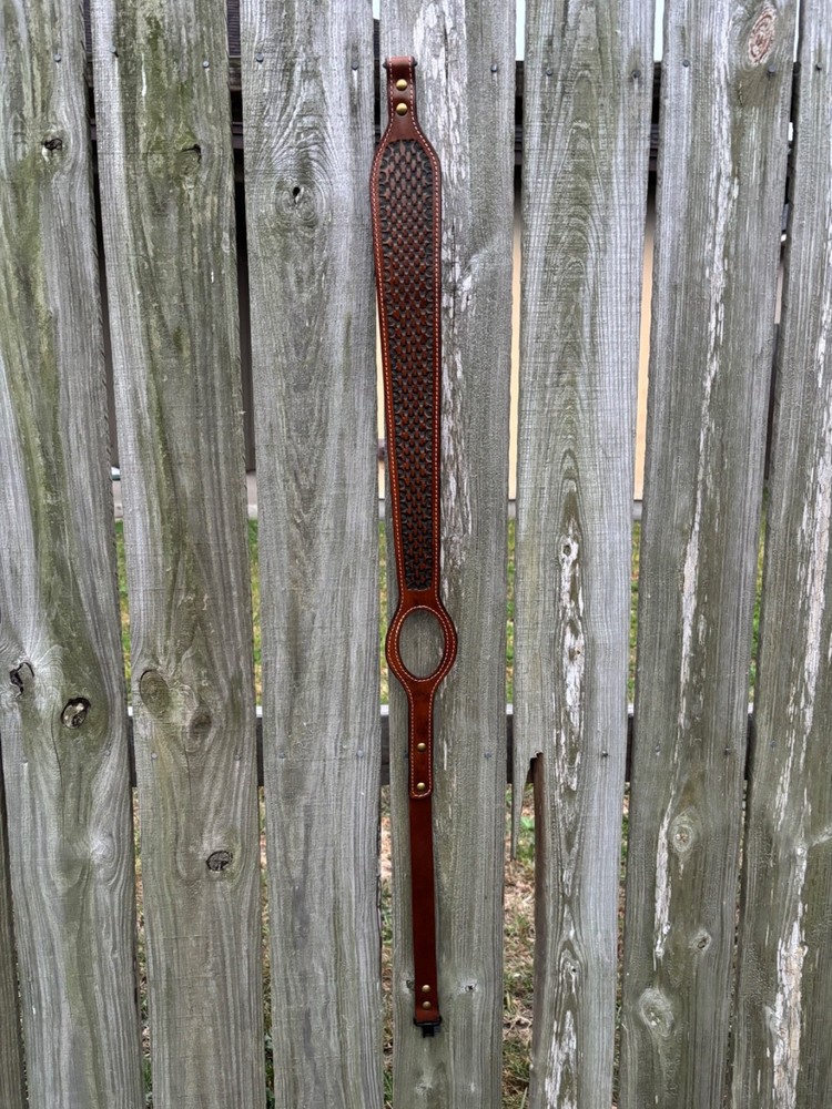 Acrylic Leather Template/Pattern Rifle Sling