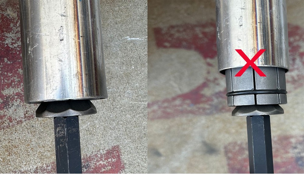 2PC TAIL PIPE EXHAUST MUFFLERS EXPANDER SPREADER 1-1/8" ~ 2"