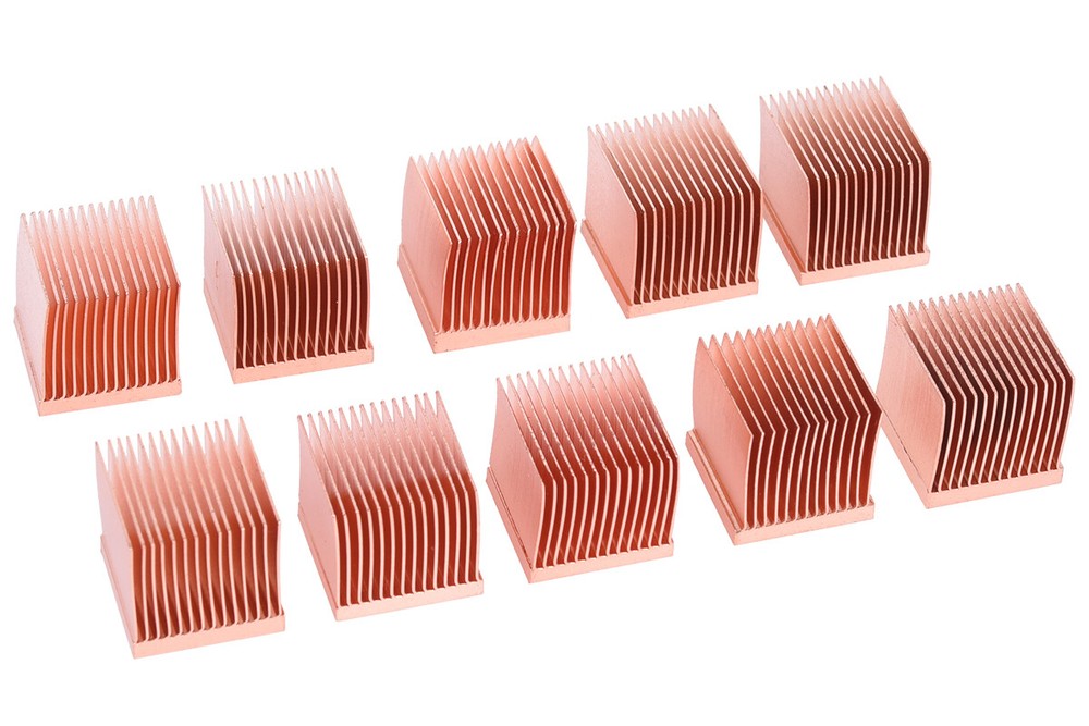Alphacool GPU RAM Copper Heatsinks 14x14mm - 10pcs