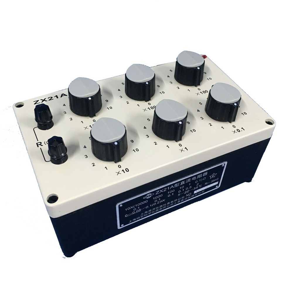 DC Resistance Box Precision Adjustable DC Bridges Decade Resistor Resistance Box